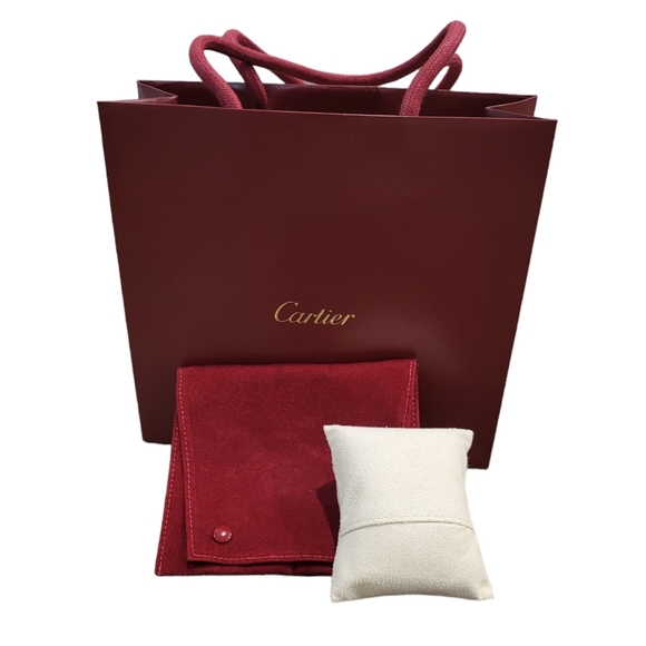 Cartier Other - Cartier Travel Pouch and Boutique Bag